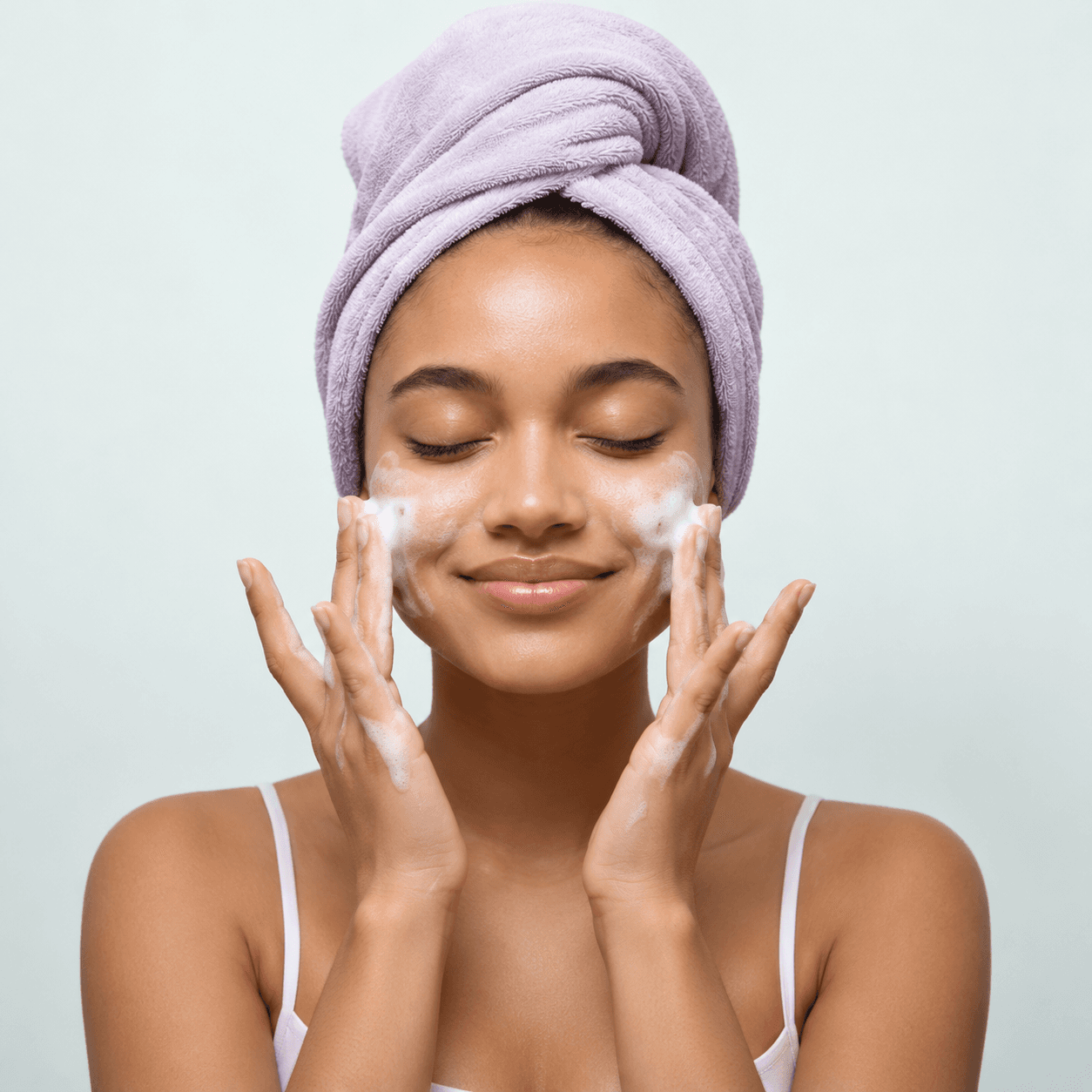 Wash face thoroughly with Whitely Beauty Soap