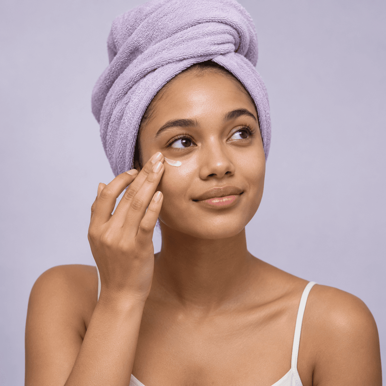 Apply Whitely Beauty Face Cream around under-eye area